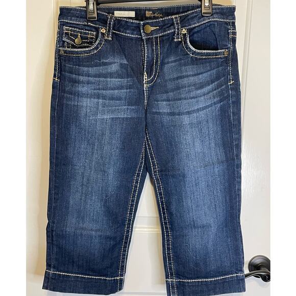 KUT From The Kloth women’s Natalie crop Jean capris-size 10 - Picture 1 of 5